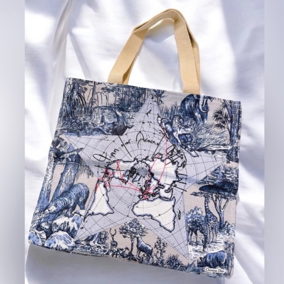 Dior Handbags - Dior Around the World Tote Bag